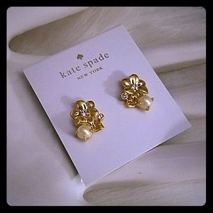 Kate spade grandma's closet stud earrings